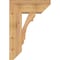 Ekena Millwork Olympic Slat Smooth Bracket w/ Offset Brace, Western Red Cedar, 7 1/2"W x 18"D x 26"H BKT0806X18X26OLY06SWR - alternate 3